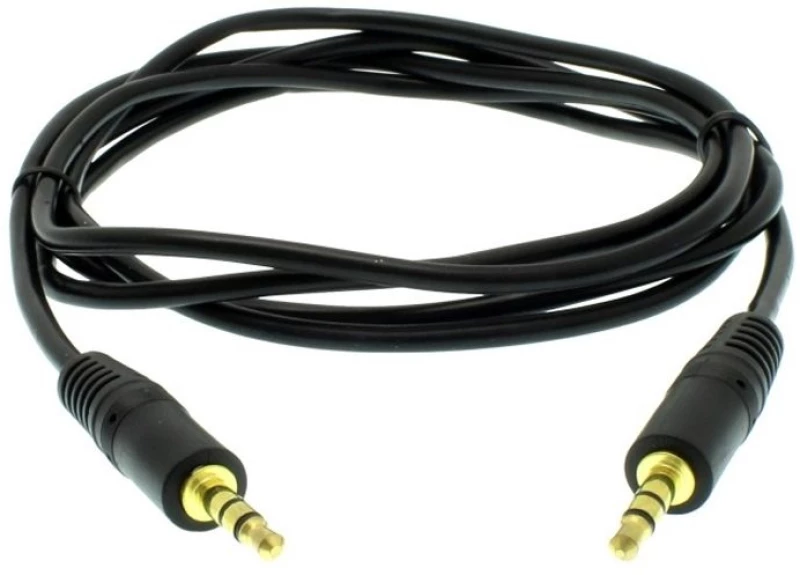 Καλώδιο Ήχου AUX Jack 3.5mm σε Jack 3.5mm Stereo 1.5m TR-2036 Μαύρο