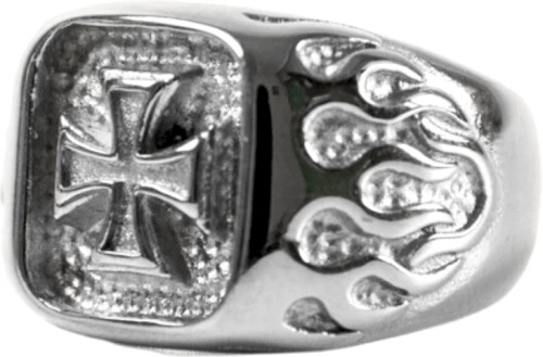Ατσάλινο Ανδρικό Δαχτυλίδι Ν-46 Silver