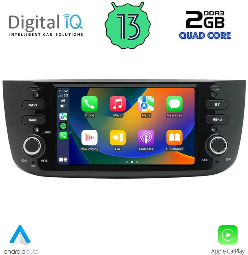 DIGITAL IQ ZSD 064_CPA (6.1" DECK) MULTIMEDIA for FIAT GRANDE PUNTO mod. 2012> – EVO mod. 2009>