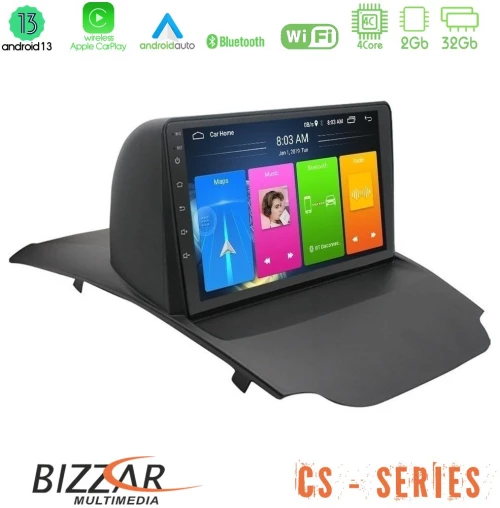 Bizzar CS Series 4Core Android13 2+32GB Ford Ecosport 2014-2017 Navigation Multimedia Tablet 10"