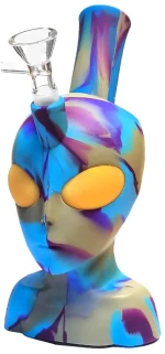 Bong Alien Head Blue 20cm