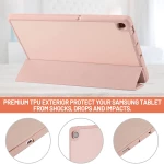 Techsuit - Flex Trifold (with Pencil Holder) - Samsung Galaxy Tab S6 Lite (2020/2022/2024) - Pink