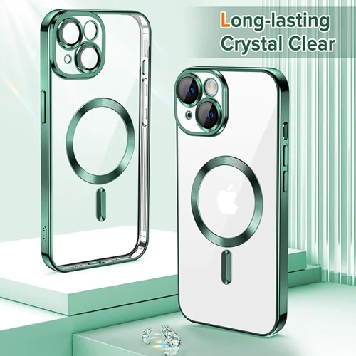 Techsuit - Luxury Crystal MagSafe - iPhone 14 - Deep Green