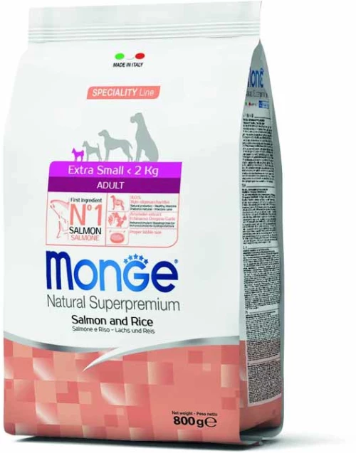 Monge Adult Extra Small Salmon & Rice 2,5kg