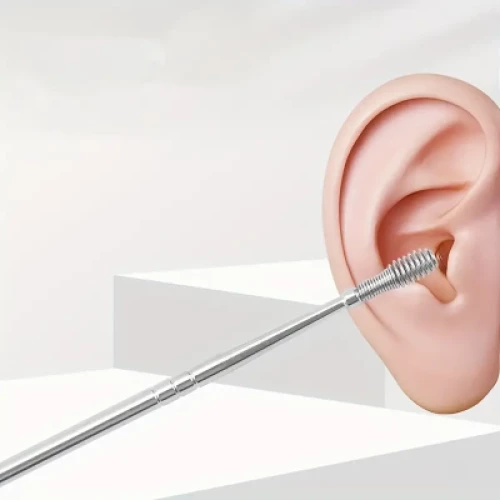 Εργαλεία καθαρισμού αυτιών 6 τεμάχια μεταλλική θήκη