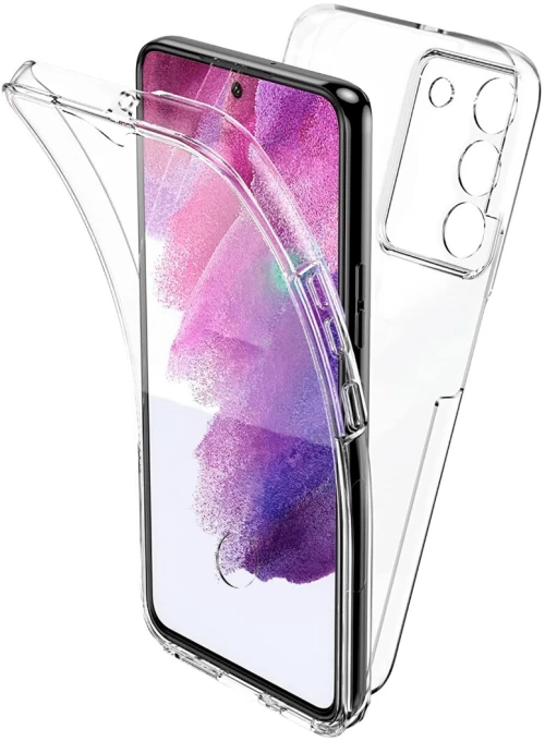Samsung Galaxy S23 Ultra Θήκη Σιλικόνης 360° Διάφανη