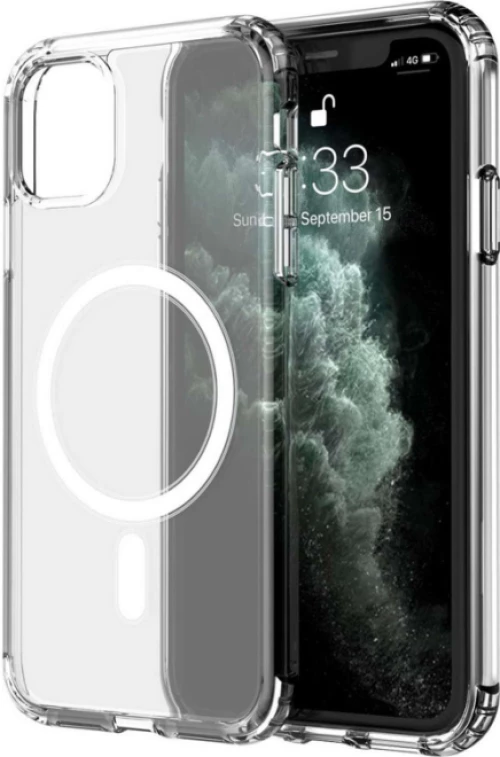 Θήκη Προστασίας Σιλικόνης Clear Case Με Magsafe iPhone 14 Pro Max