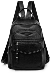 ROXXANI γυναικεία τσάντα πλάτης LBAG-0023, μαύρη