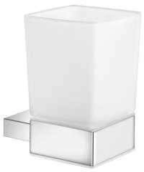 Ποτηροθήκη Επιτοίχια Sanco Valanio 18701-A03 Χρώμιο 6,5x10x10,5cm