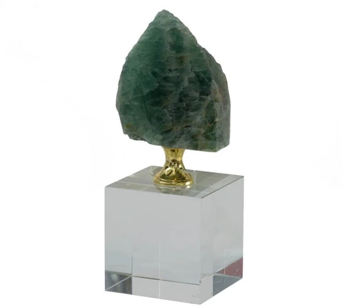 Επιτραπέζιο διακοσμητικό γυάλινο με πέτρα "Sabrina" Mήκος 7 Πλάτος 7 Ύψος 20 Artekko AV43717