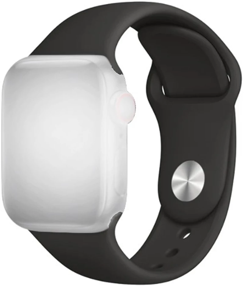 BIKSON Band Apple Watch 42/44/45/49mm Λουράκι Μαύρο