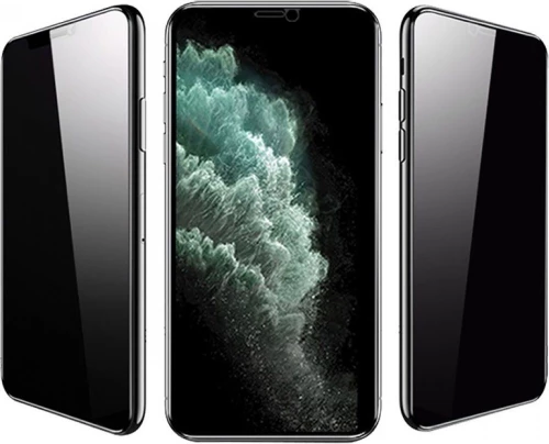 Privacy Full Cover Glass Screen Protector iPhone 13/13 Pro/14 Μαύρο