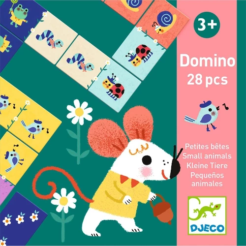Djeco® Ντόμινο Μικρά ζωάκια 28 τμχ.
