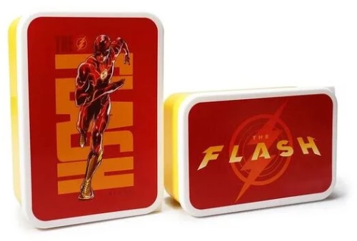 Half Moon Bay Σετ 2 Φαγητοδοχείων DC Comics The Flash LBOX2FL01