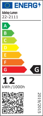 Adeleq Φωτιστικό Ράγας Mini Ντιμαριζόμενο LED 12W 40VDC 4000K Μαύρο 22-2111