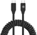 Tellur Καλώδιο Φόρτισης - Δεδομένων USB-C Σε USB-C PD60W Επεκτάσιμο Έως 1.8m Μαύρο TLL155751
