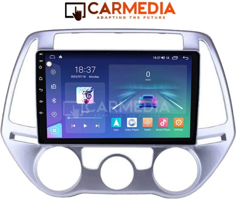 CARMEDIA CM2089-13 TABLET 9'' OEM HYUNDAI i20 2008-2012 A/C-CLIMA