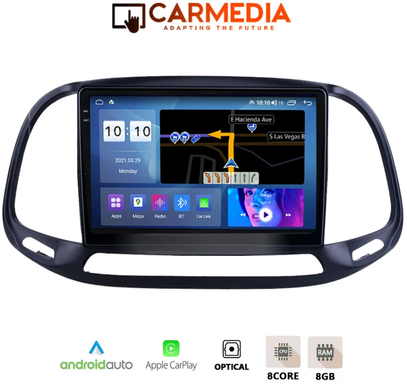 CARMEDIA CM8095-13 PLUS TABLET 9.5'' OEM FIAT DOBLO 2015+| OPEL COMBO 2015-2018
