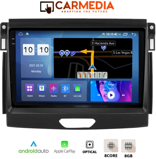 CARMEDIA CM8095-13 PLUS TABLET 9.5'' OEM FORD RANGER 2018+