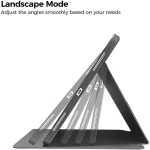 Tomtoc Θήκη Vertical Tri-Case Apple iPad Air 6 2024 11" / Air 5 2022 10.9" / Air 4 2020 10.9" - Black (B02-005D)