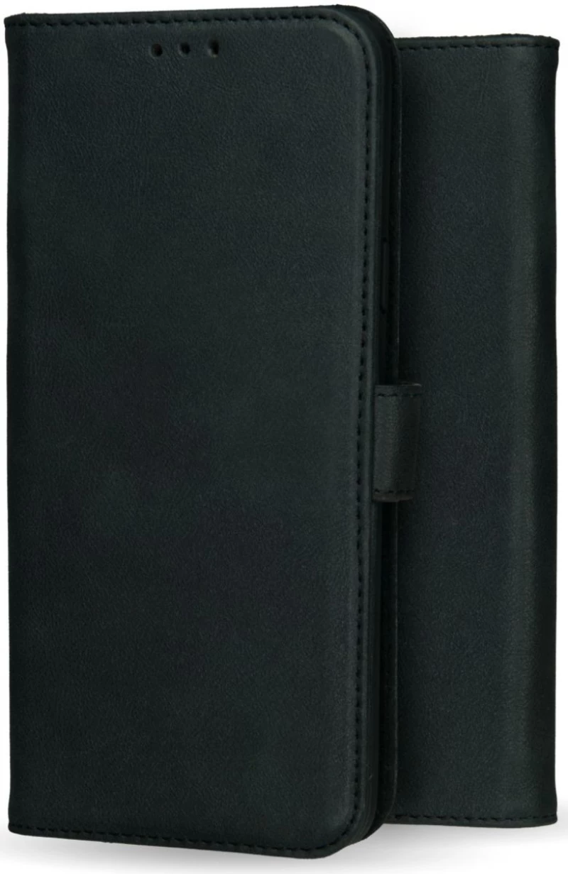 Rosso Deluxe Δερμάτινη Θήκη Πορτοφόλι Apple iPhone 6S / 6 - Black (8719246126369)