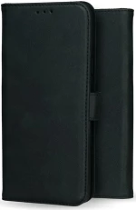 Rosso Deluxe Δερμάτινη Θήκη Πορτοφόλι Apple iPhone 6S / 6 - Black (8719246126369)