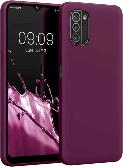 KWmobile Θήκη Σιλικόνης Nokia G21 / G11 - Bordeaux Violet (57530.187)