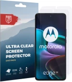 Rosso Ultra Clear Screen Protector - Μεμβράνη Προστασίας Οθόνης - Motorola Edge 30 - 2 Τεμάχια (8719246375675)