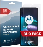 Rosso Ultra Clear Screen Protector - Μεμβράνη Προστασίας Οθόνης - Motorola Edge 30 - 2 Τεμάχια (8719246375675)
