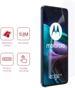 Rosso Ultra Clear Screen Protector - Μεμβράνη Προστασίας Οθόνης - Motorola Edge 30 - 2 Τεμάχια (8719246375675)