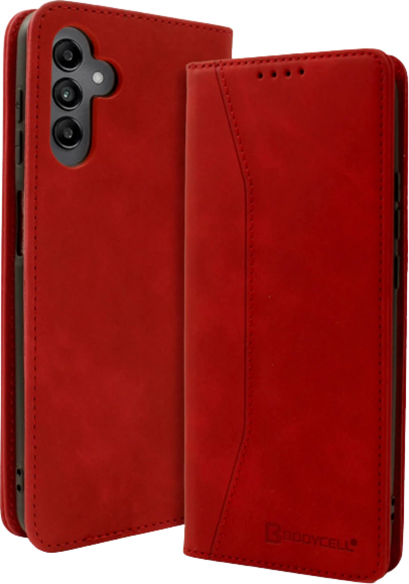 Bodycell Θήκη - Πορτοφόλι Samsung Galaxy A14 - Red (5206015017643)