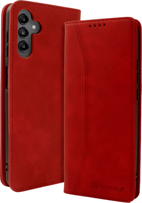 Bodycell Θήκη - Πορτοφόλι Samsung Galaxy A14 - Red (5206015017643)