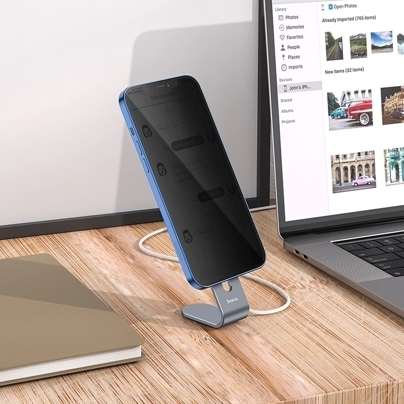 Hoco Hydrogel Pro Privacy Matte Screen Protector - Ματ Μεμβράνη Προστασίας Απορρήτου Οθόνης Realme Narzo 50A Prime - 0.15 mm - Matte (HOCO-FRONT-PRM-027-044)