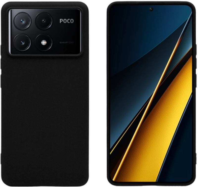 Σετ Θήκη Σιλικόνης & Tempered Glass - Xiaomi Poco X6 Pro - Vivid Set - Transparent / Black (VIMAT358BKGLASSTN)