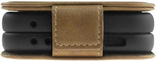 Rosso Element PU Θήκη Πορτοφόλι Samsung Galaxy Z Flip5 - Brown (8719246418730)