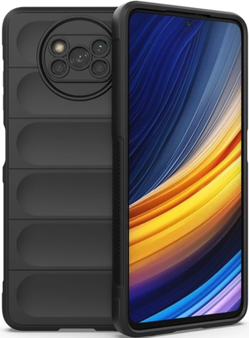 Techsuit Magic Shield - Θήκη Σιλικόνης Xiaomi Poco X3 / X3 Pro / X3 NFC - Black (5949419117822)
