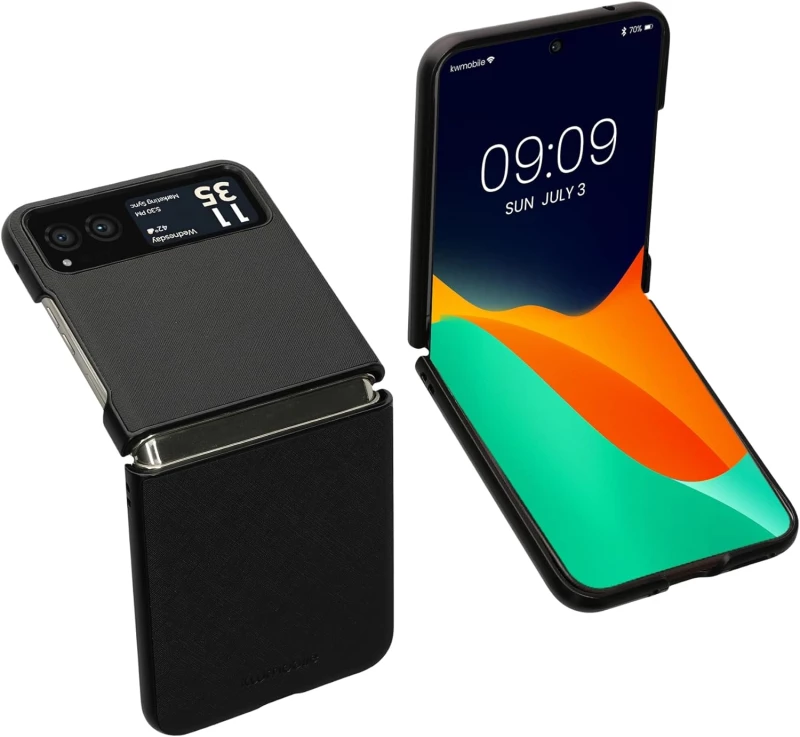 Σκληρή Θήκη - Motorola Razr 40 - KWmobile Two-Part Hardcase - Black (61721.01)