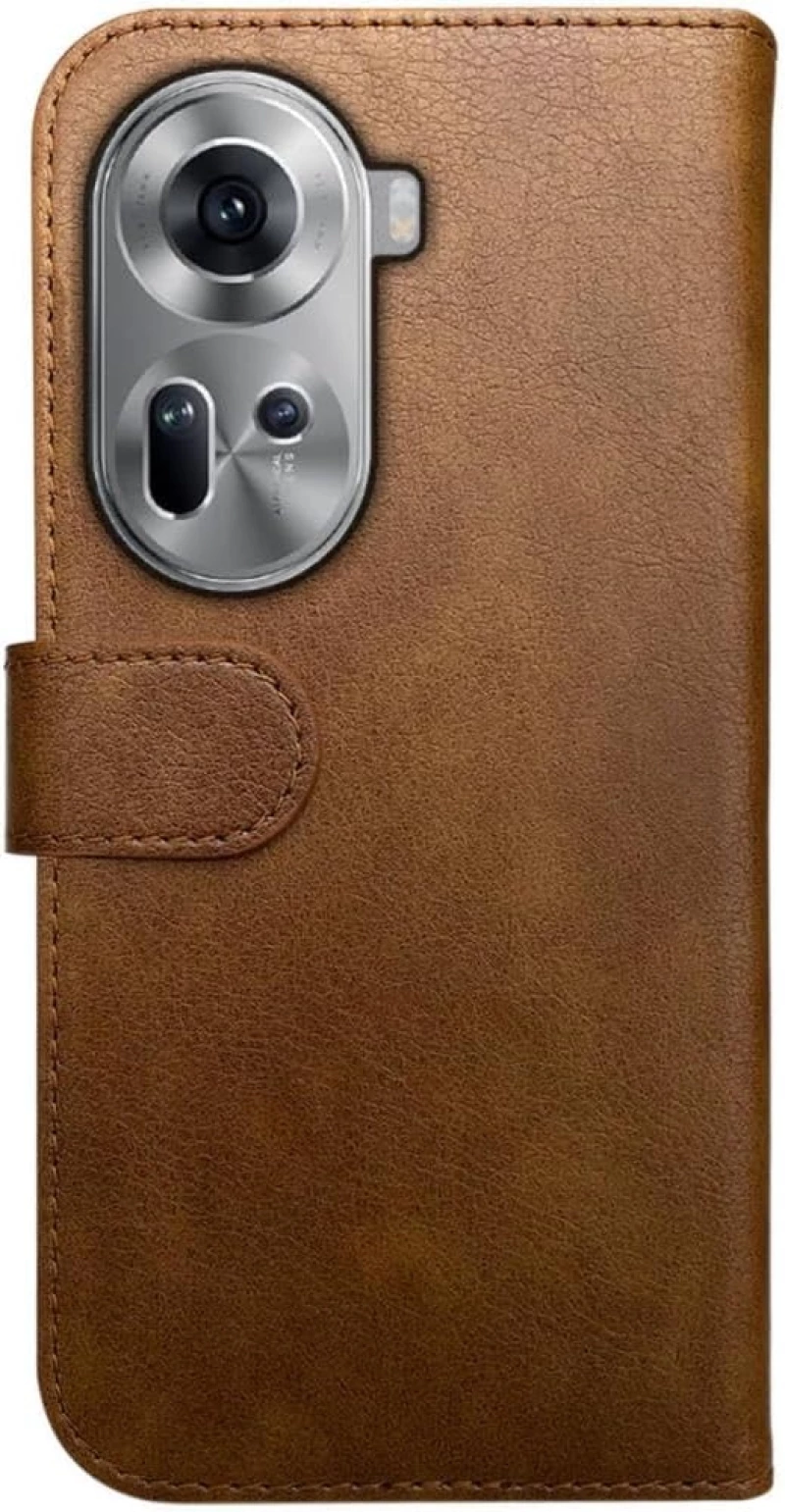 PU Θήκη Πορτοφόλι - Oppo Reno11 - Rosso Element - Brown (8719246446283)