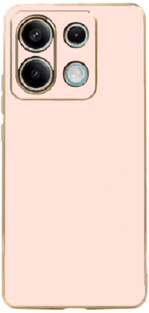 Θήκη Σιλικόνης - Xiaomi Redmi Note 13 Pro 5G / Poco X6 - Bodycell Gold Plated - Pink (5206015074493)