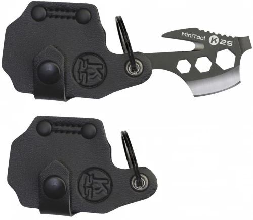 Martinez Albainox K25 Minitool Knife with 6 Functions - Πολυεργαλείο από Ανοξείδωτο Ατσάλι με 6 Λειτουργίες & Μπρελόκ / Θήκη - Black (32610)