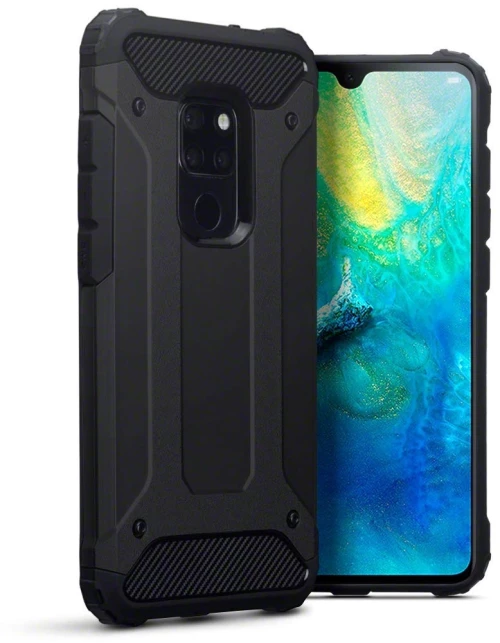 Terrapin Ανθεκτική Θήκη Double Layer Impact Huawei Mate 20 - Black (131-083-095)