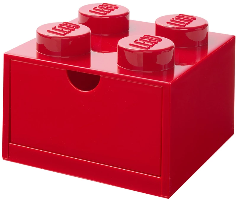 LEGO ΚΟΥΤΙ ΑΠΟΘΗΚΕΥΣΗΣ ΜΕ ΣΥΡΤΑΡΙ 4 RED LEGO 021 BRIGHT RED (#40201730)