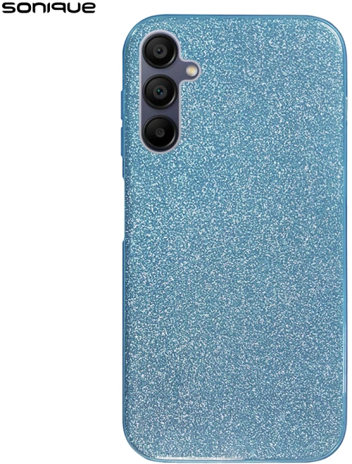Θήκη Σιλικόνης Sonique Shiny Samsung Galaxy A15 4G / Galaxy A15 5G Γαλάζιο