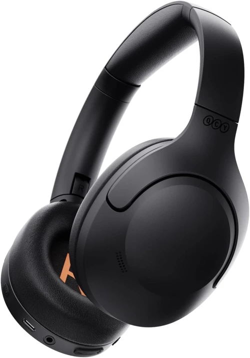 QCY H3 Lite Headset Black - ANC Noise Canceling 40mm drivers 68ms latency - 60h battery