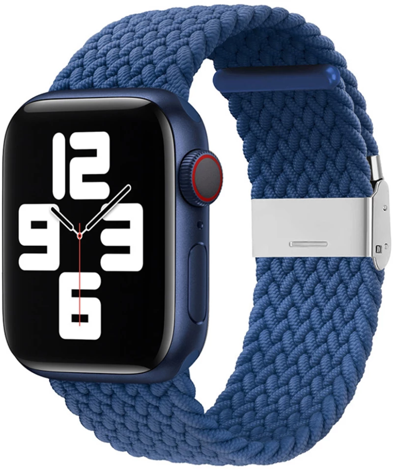 Techsuit - Watchband (W032) - Apple Watch 1/2/3/4/5/6/7/8/9/SE/SE 2 (38/40/41mm) - Atlantic Blue