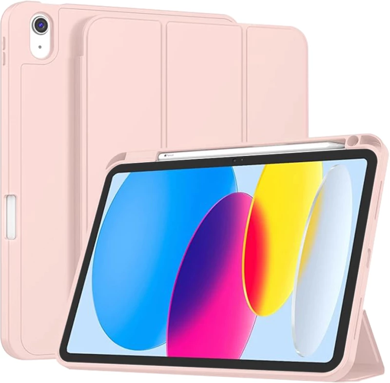 Techsuit - Flex Trifold (with Pencil Holder) - iPad 10 (2022) 10.9 - Pink