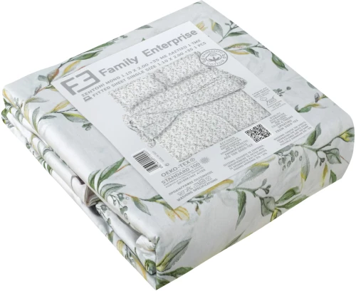 Σεντόνι μονό με λάστιχο Βαμβακερό 100% 110x200+35 εμπριμέ 007433011Σ7