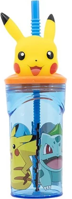 Ποτήρι Με Καλαμάκι 3D Pokemon Distorsion 360ml - 530-08066