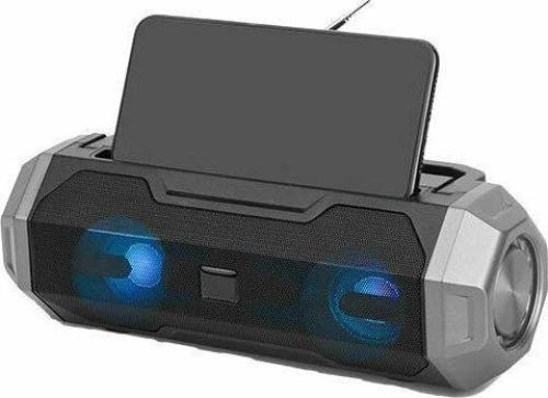 Lamtech Ηχείο Bluetooth 12W με Ραδιόφωνο Μαύρο