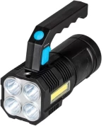 LED Dimmable επαναφορτιζόμενος φακός LED/5V IPX4 250 lm 4 h 1200 mAh